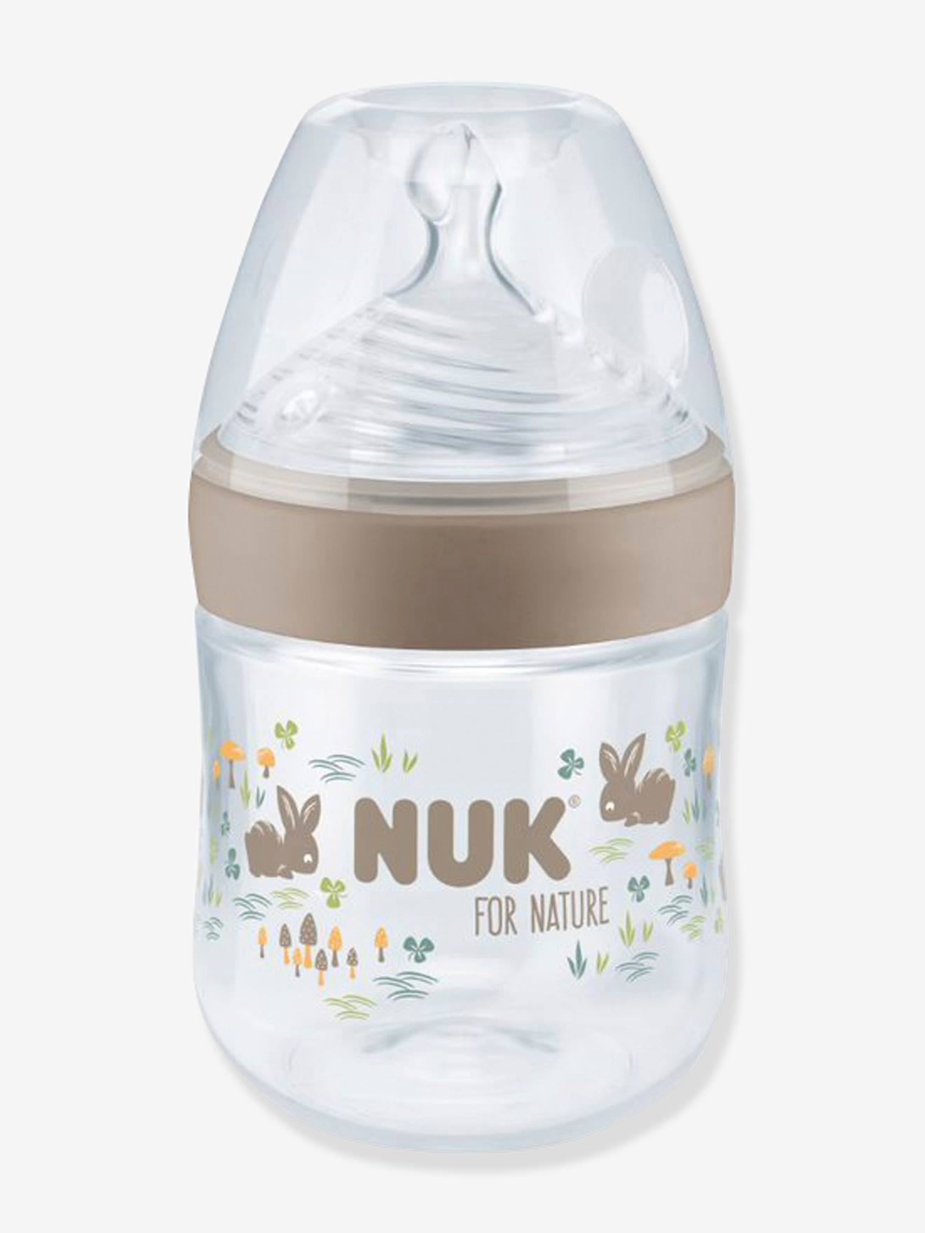 NUK for Nature fles 150 ml wit