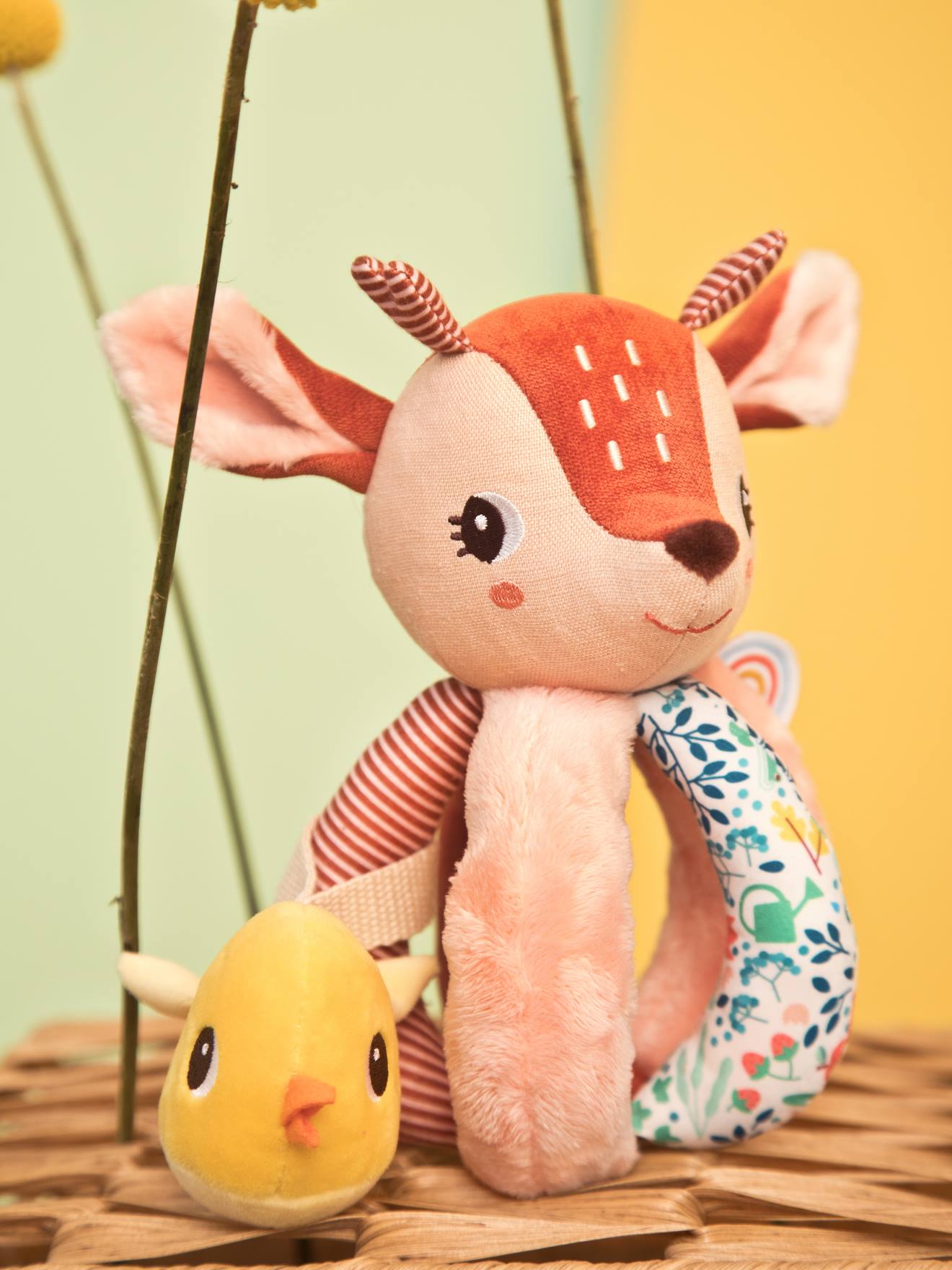 Rammelaar met handvatten Stella - LILLIPUTIENS rozen afbeelding