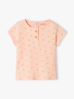 Baby-T-shirt, souspull-T-shirt van ribstof baby