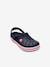 Babyclogs Crocband Clog T CROCS(TM) BALLERINA PINK+ICE BLUE/WHITE+marineblauw+PEPPER GRAPHITE - vertbaudet enfant 