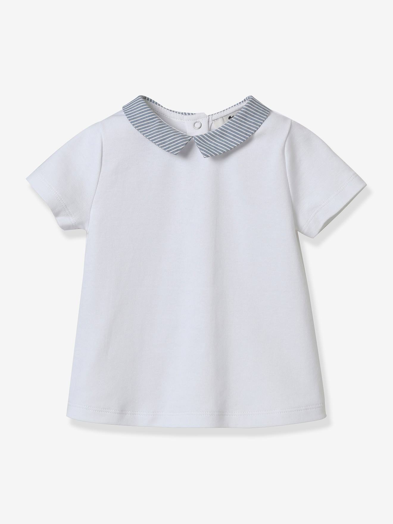 T-shirt baby - Biokatoen CYRILLUS wit