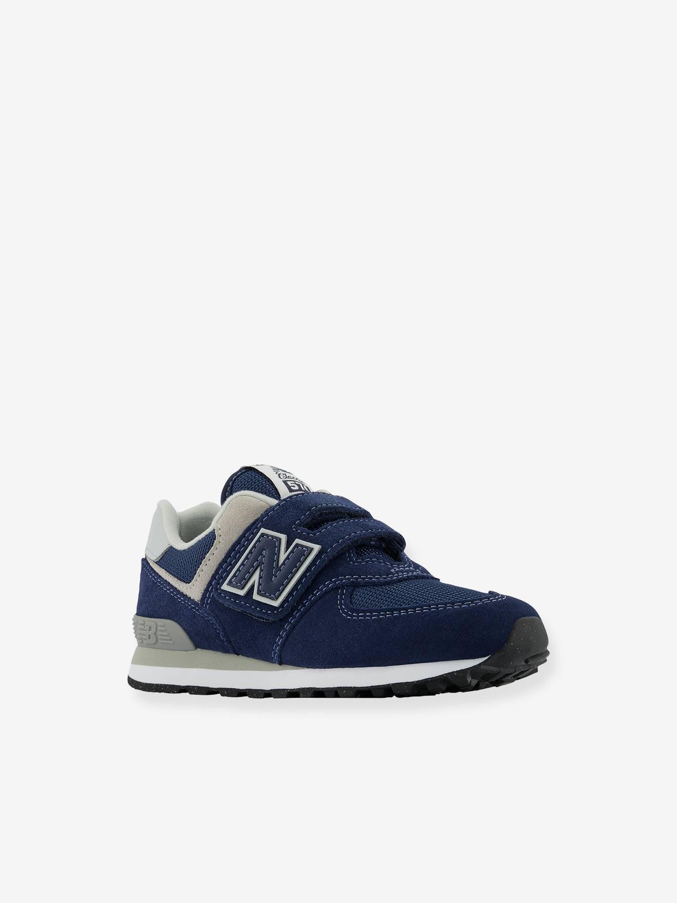 Kindersneakers met klittenband PV574EVN NEW BALANCE¨ marineblauw