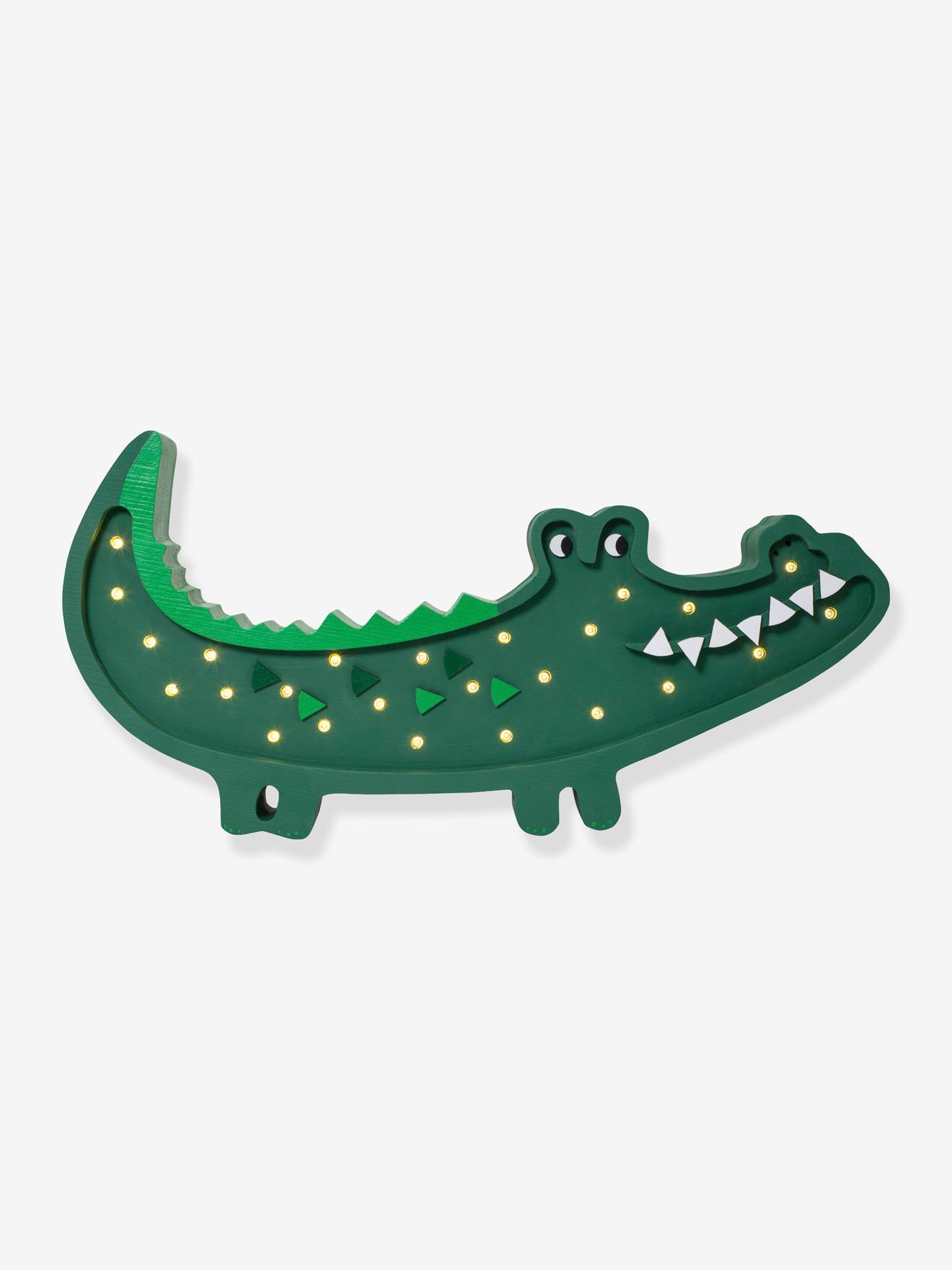 Nachtlampje Krokodil LITTLE LIGHTS groen