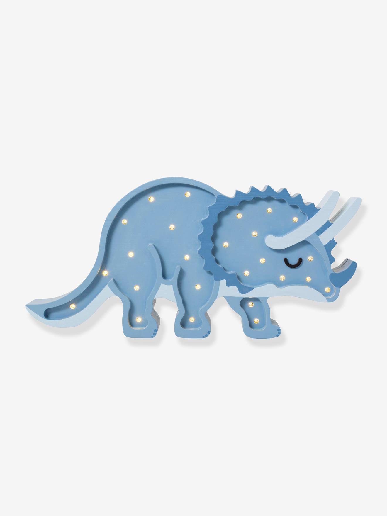 Nachtlampje Triceratops LITTLE LIGHTS blauw
