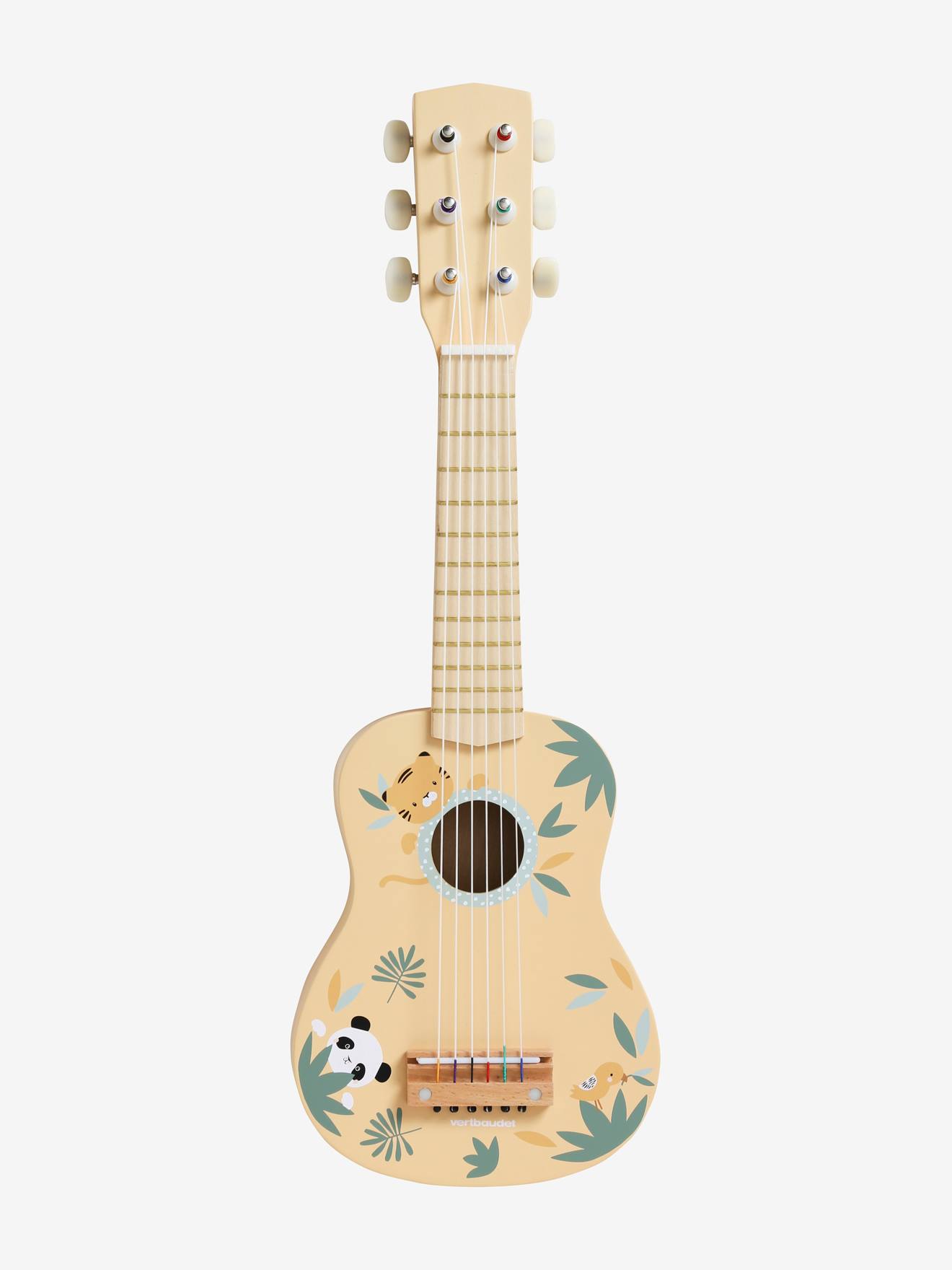 Houten gitaar beige