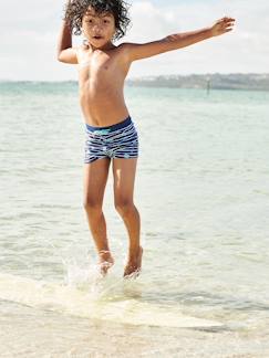 Jongens-Badpak-Zwembroek met tropische print jongens