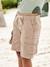 Gemakkelijk aan en uit te trekken battle short voor jongens beige+kaki+marineblauw+mintgroen - vertbaudet enfant 