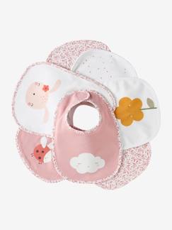 -Set van 7 babyslabbetjes