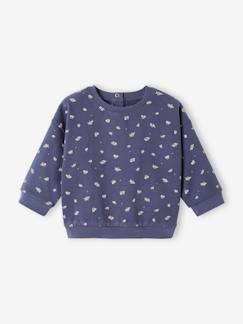 -Basic sweater baby's met print