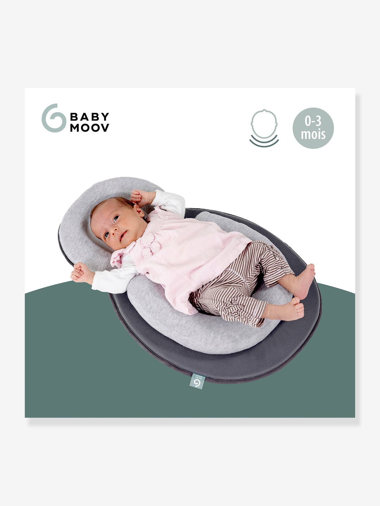 Morfologisch rugligkussen voor baby's Cosydream van BABYMOOV grijs