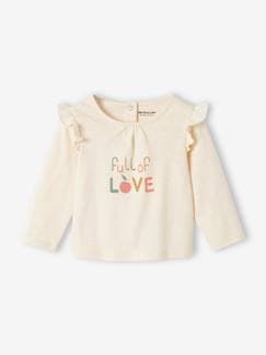 Baby-T-shirt, souspull-T-shirt-Bedrukt baby-T-shirt met lange mouwen