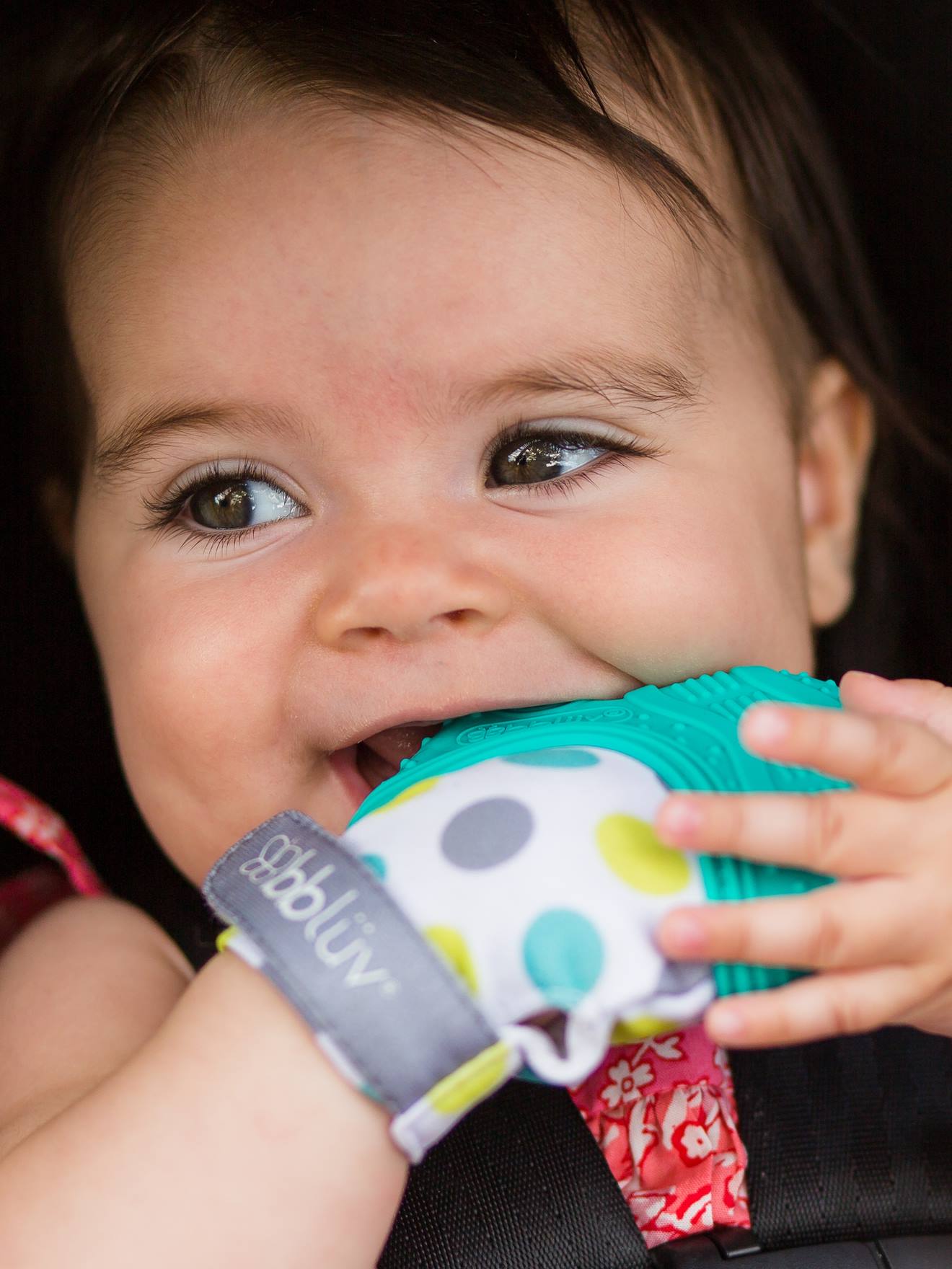 Bijtwant voor baby's GLÜV blauw