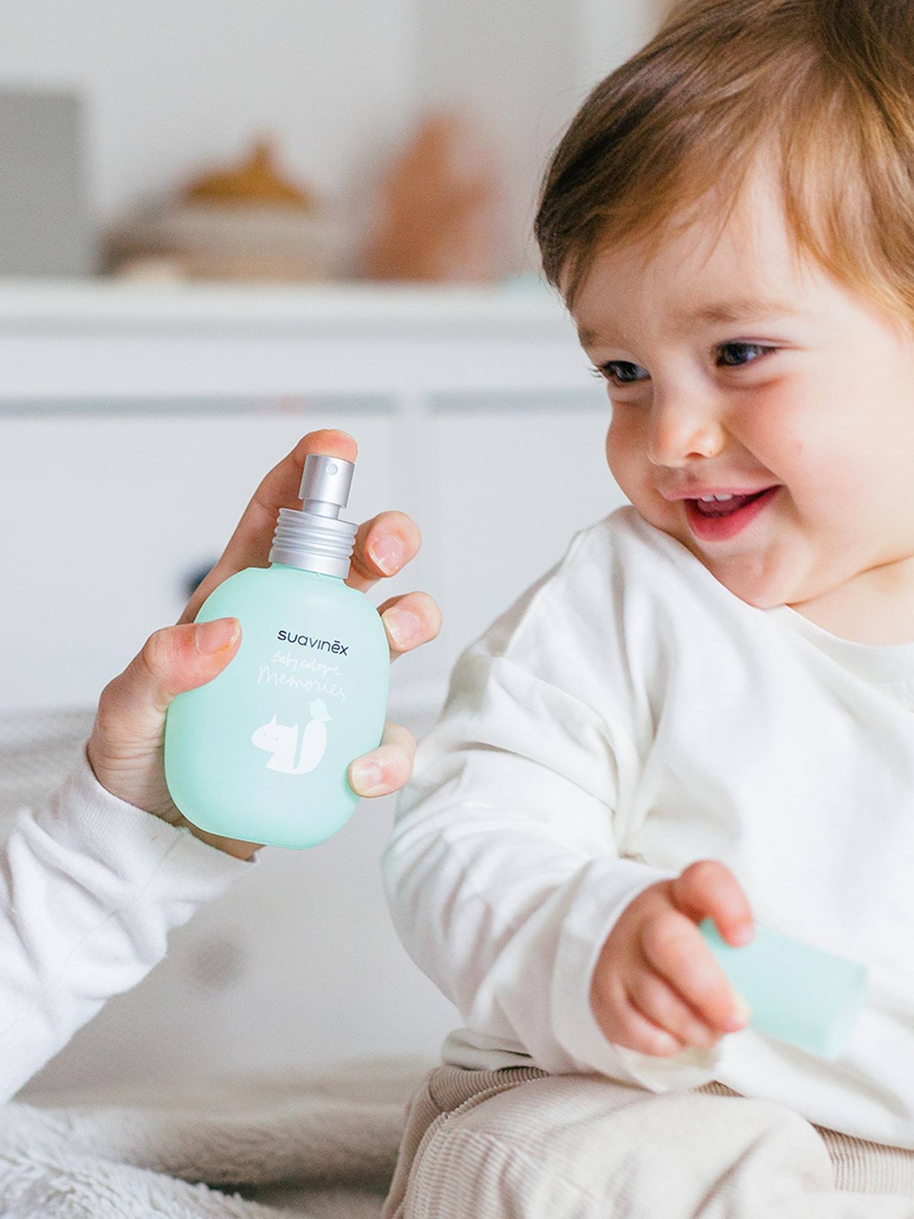 Baby eau de cologne Memories 100 ml SUAVINEX doorzichtig afbeelding