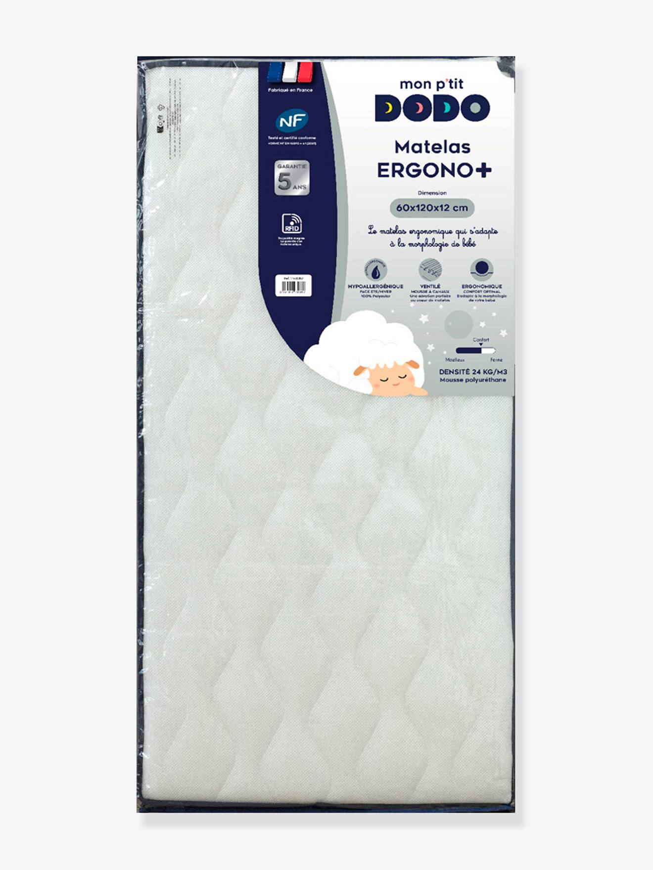 3D Ergono+ babymatras DODO wit
