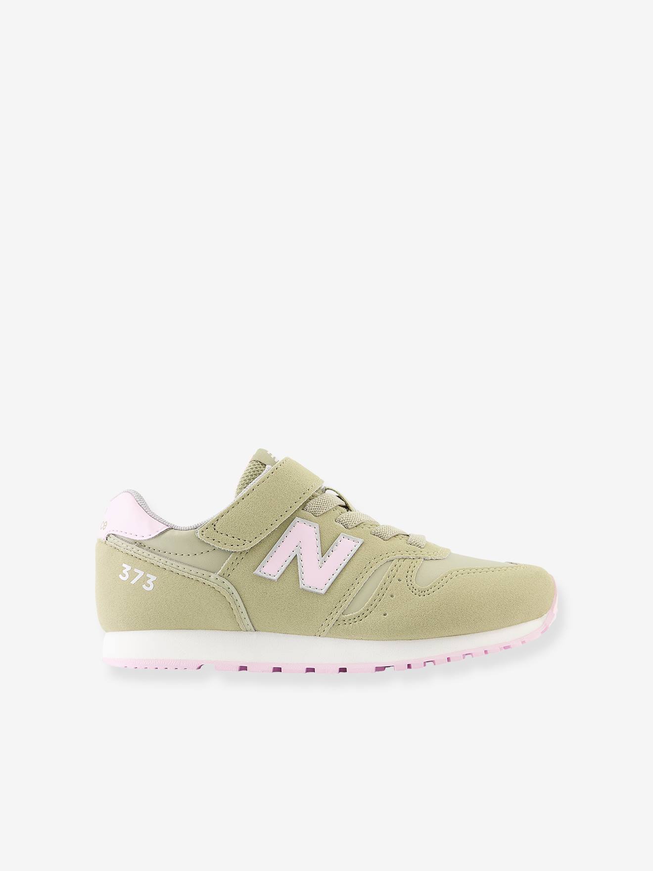 Kindersneakers met veters en klittenband YV373VB2 NEW BALANCE® blauwgroen