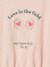 Elastisch sportief T-shirt voor meisjes met lange mouwen roze (poederkleur) - vertbaudet enfant 