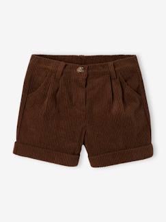 Meisje-Short-Ribfluwelen meisjesshort