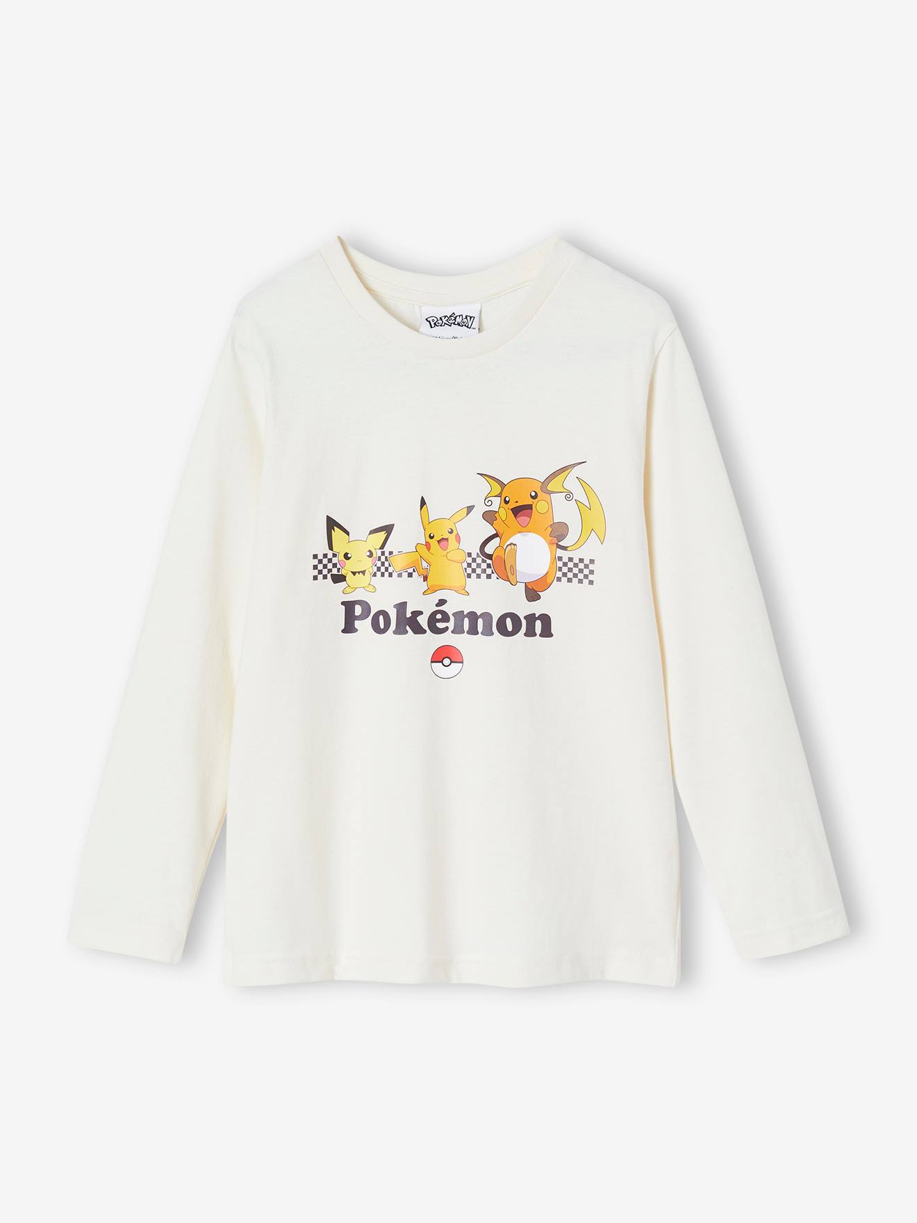 Jongensshirt met lange mouwen Pokemon® ecru