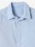 Jongensoverhemd Oxford hemelsblauw+wit - vertbaudet enfant 