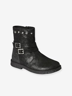 Schoenen-Meisje shoenen 23-38-Boots, laarsjes-Leren laarzen voor meisjes, kleutercollectie