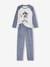 Set van 2 fluwelen pyjama's met piratenthema jongens grijsblauw - vertbaudet enfant 