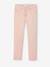 Broek Mom fit MorphologiK Fin meisjes dennen+ecru+inktblauw+perzik+roze (poederkleur) - vertbaudet enfant 