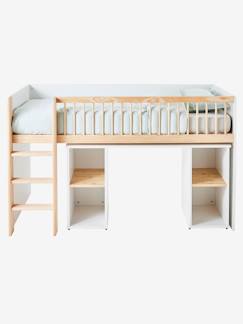 -Combinatie mezzaninebed + uitschuifbureau GECKO