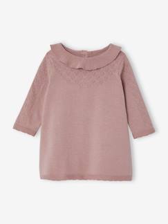 Baby-Tricot jurk met fantasiesteek baby