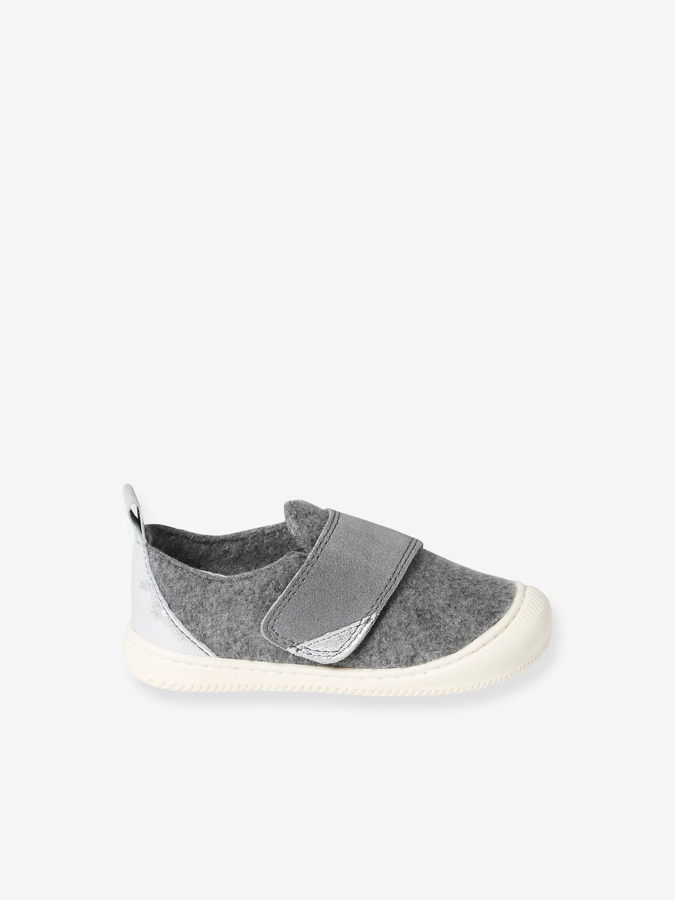 Living Kitzbühel Baby's Hook-And-Loop Shoes Velvet - Plain - Slippers Kids | Buy online