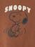Babysweater Peanuts® Snoopy chocoladebruin - vertbaudet enfant 