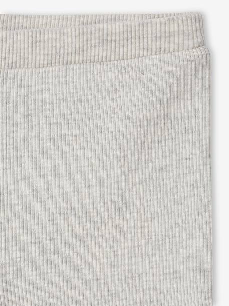 Basic geribde babylegging gemêleerd beige+snoepjesroze - vertbaudet enfant 