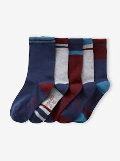 Set van 5 paar colourblock sokken voor jongens  - vertbaudet enfant