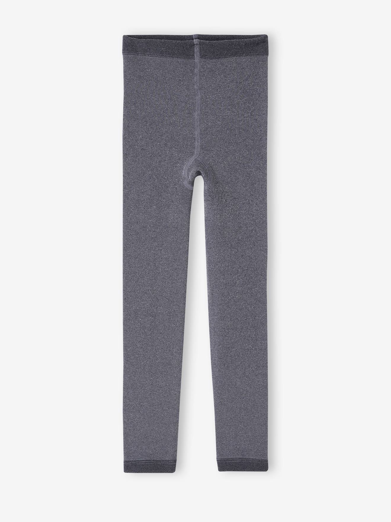 Fleece legging voor meisjes blauw