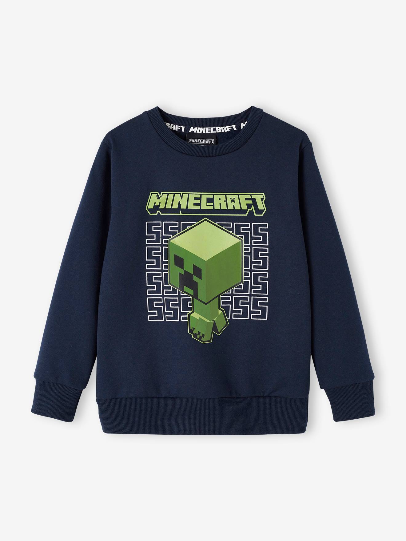Minecraft® jongenssweatshirt marineblauw