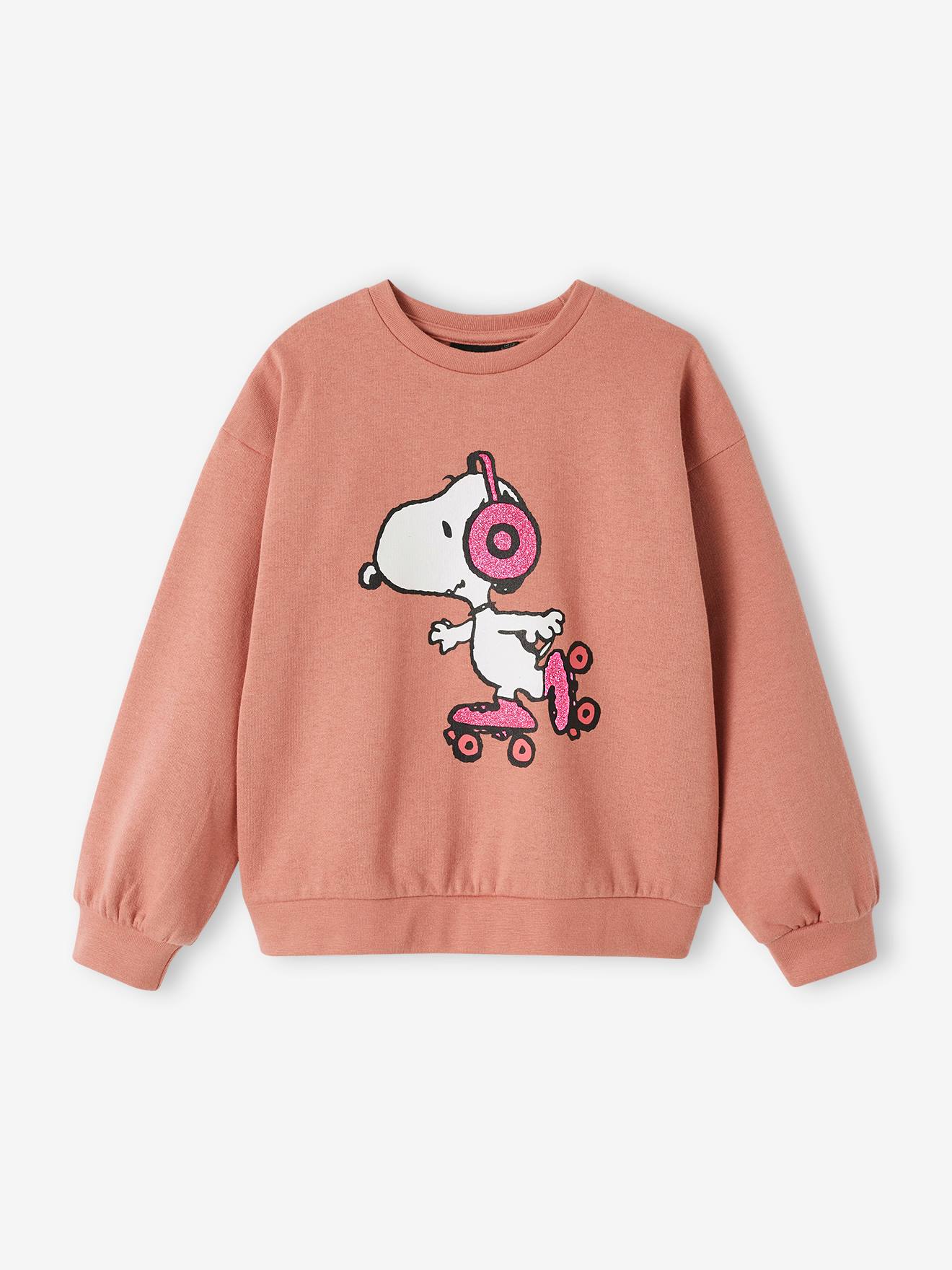 Meisjessweater Snoopy Peanuts® oudroze