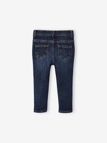 Babyjeans rechte pasvorm BASICS denimgrijs+gebleekt denim+ongewassen denim - vertbaudet enfant 