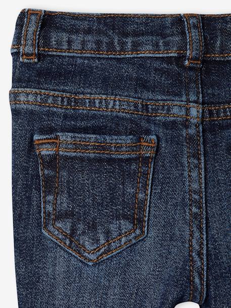 Babyjeans rechte pasvorm BASICS denimgrijs+gebleekt denim+ongewassen denim - vertbaudet enfant 