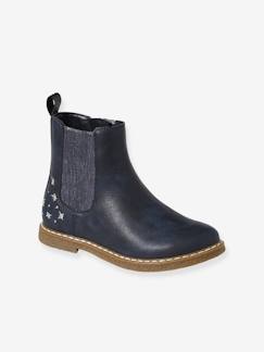 Schoenen-Meisje shoenen 23-38-Elastische laarzen met rits voor meisjes kleutercollectie