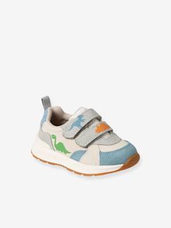 -Sneakers met klittenband en dino voor baby