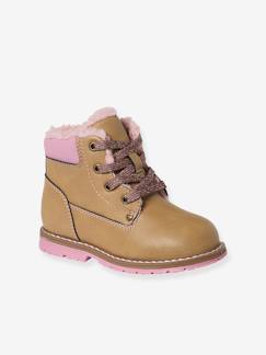 Schoenen-Meisje shoenen 23-38-Boots, laarsjes-Gevoerde meisjeslaarzen met rits kleutercollectie
