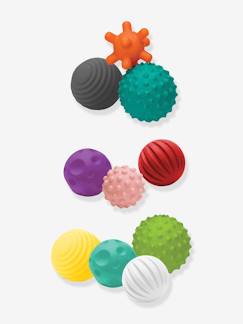 Speelgoed-Eerste levensjaren-Set van 10 soepele sensorische ballen - INFANTINO