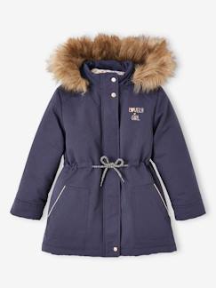 Meisje-Mantel, jas-3-in-1 parka met capuchon meisje