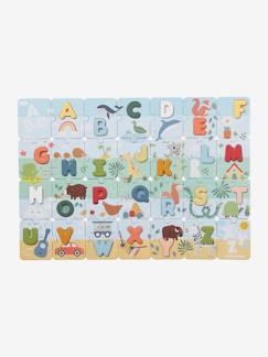 -FSC® karton en hout 2-in-1 alfabetpuzzel