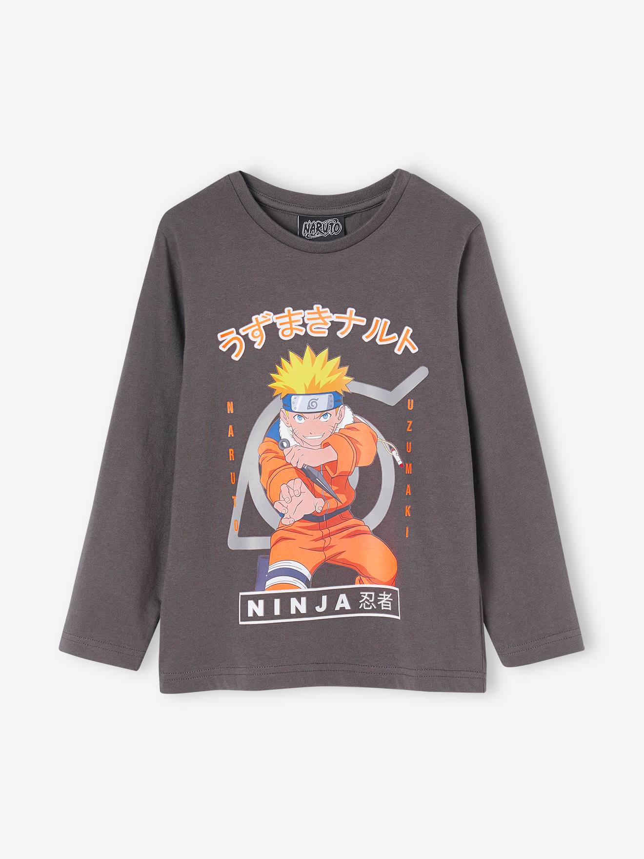 T-shirt met lange mouwen Naruto® Uzamaki jongens grijs