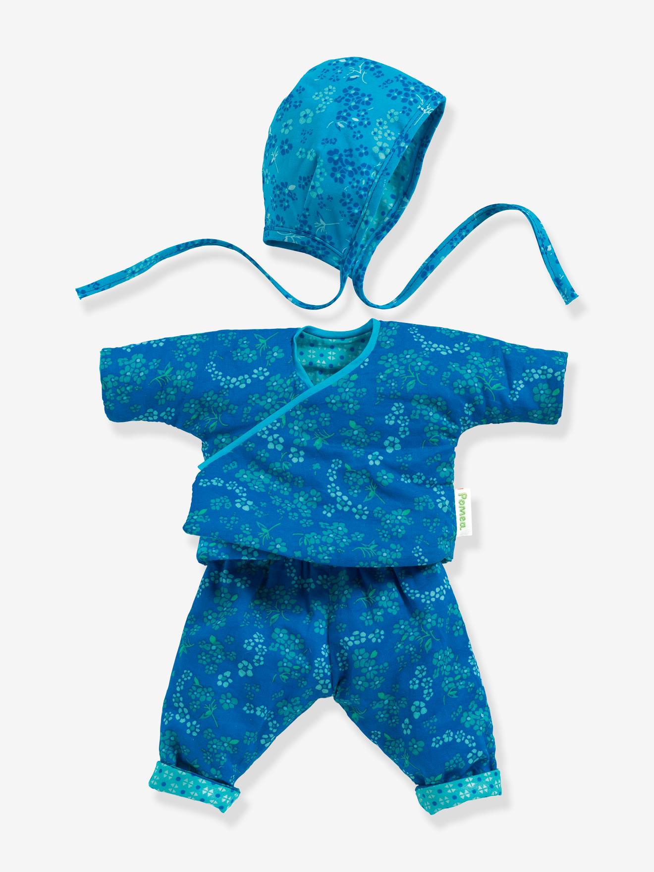 Poppenkleding Mikado - Pomea - DJECO blauw