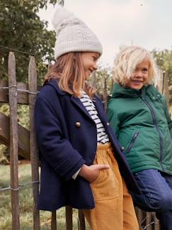 Meisje-Set muts + snood + handschoenen of wanten van kabelbreisel voor meisjes