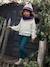 Broek Mom fit MorphologiK Fin meisjes dennen+ecru+inktblauw+perzik+roze (poederkleur) - vertbaudet enfant 
