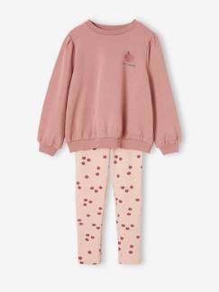 -Set voor meisjes bedrukte sweater + legging