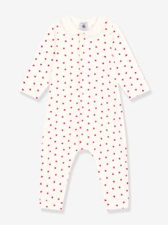 Baby-Lange baby-jumpsuit hartjes PETIT BATEAU