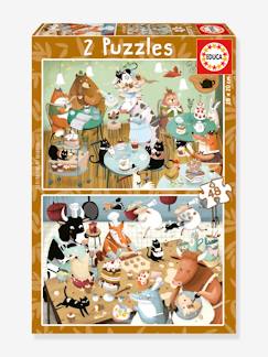 Speelgoed-Educatief speelgoed-Puzzels-Puzzels Bosverhalen 2x48 - EDUCA BORRAS